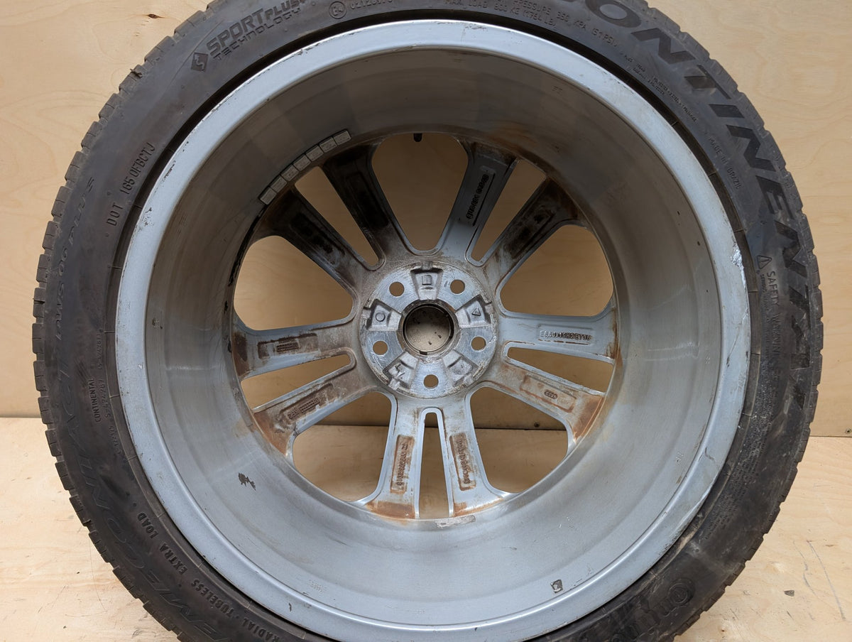 15-18 OEM Audi Q3 Wheel Rim 19x8.5 ET36 Alloy Double Spoke 8U0601025AD