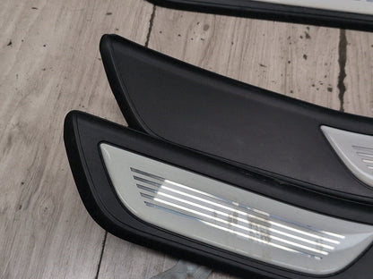 2012-2018 BMW M6 F06 Front Rear Left Right Scuff Plate Door Sill SET 7277249 OEM