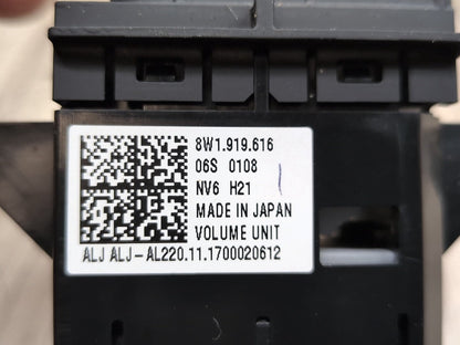 17-19 OEM Audi A4 A5 S4 S5 Center Console Radio Media Volume Control Switch
