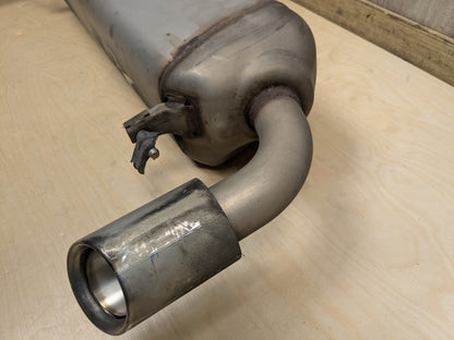 19-23 OEM BMW G20 330 Dual Exhaust Pipe Muffler Silver Tips B46 Engine