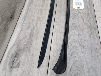 2006-2011 BMW 328i E90 Front Left Right Side Windshield Drip Trim Molding SET 7179253
