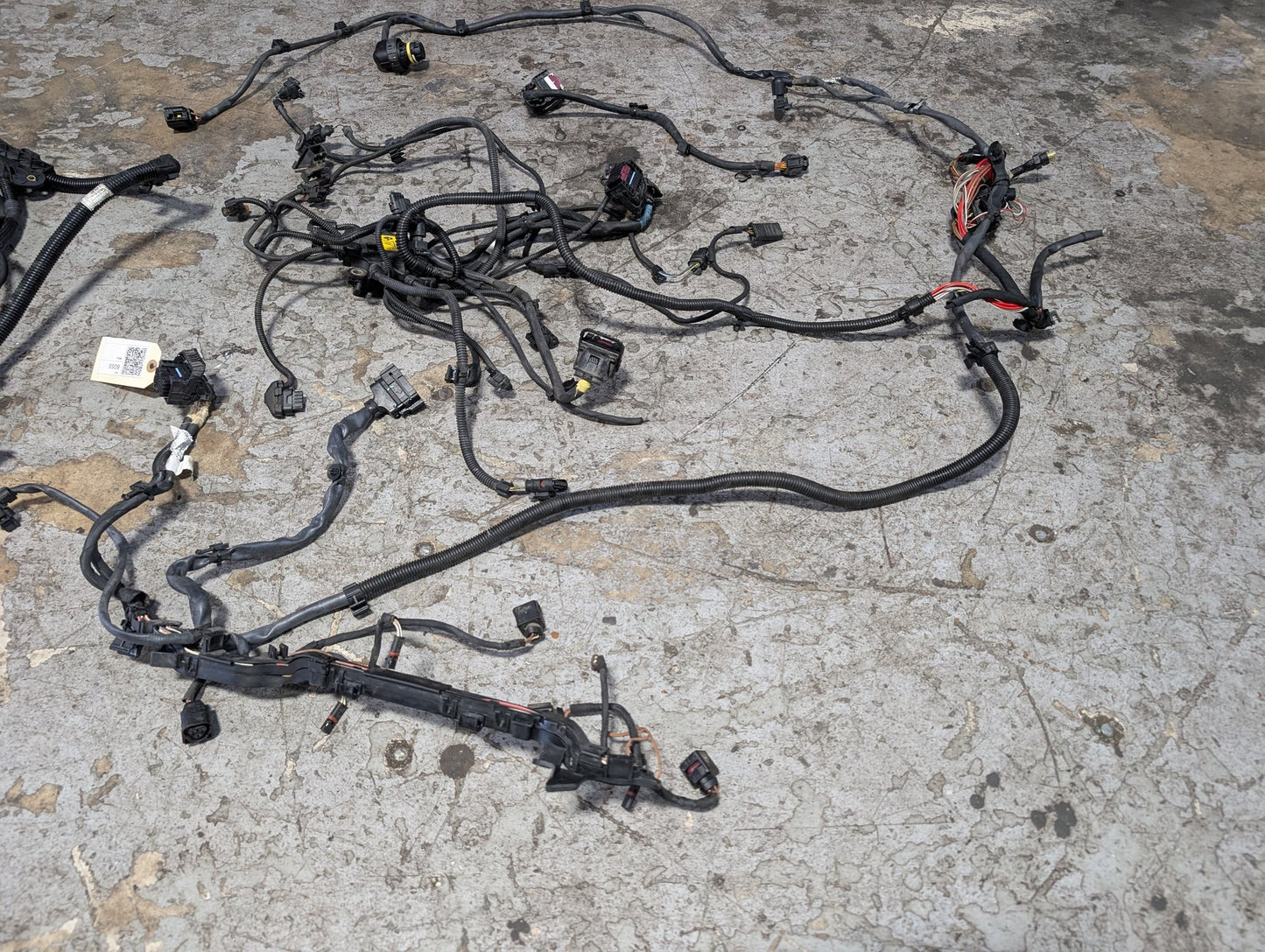 BMW G12 750Li N63B44O2 Engine Motor Transmission Wiring Wire Harness SET 8654414