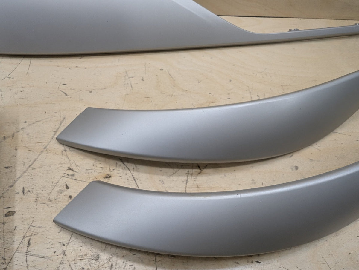 *NOTE 2012-18 BMW F30 Front Rear Left Right Dash Interior Trims SET Satin Silver