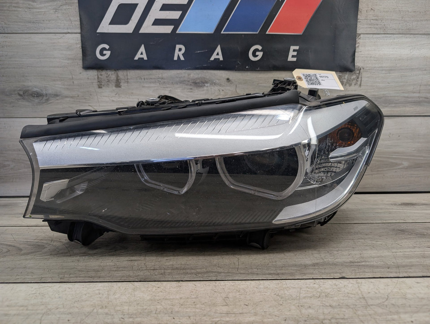17-19 OEM BMW Front Left Driver Headlight w/ Modules SET LED AHL