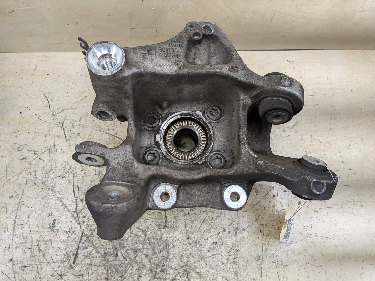 2018-2023 BMW M550i G30 Rear Left Driver Spindle Knuckle w/ Bearing 6865338 OEM