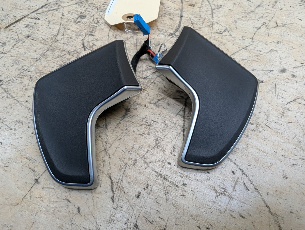 2010-2017 BMW 535i GT xDrive F07 Left Right Steering Wheel Paddle Shifter SET 9372496 OEM