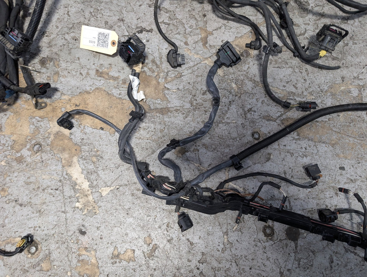 2016-2022 BMW G12 750Li N63B44O2 Engine Motor Transmission Wiring Wire Harness SET 8654414