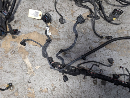 2016-2022 BMW G12 750Li N63B44O2 Engine Motor Transmission Wiring Wire Harness SET 8654414