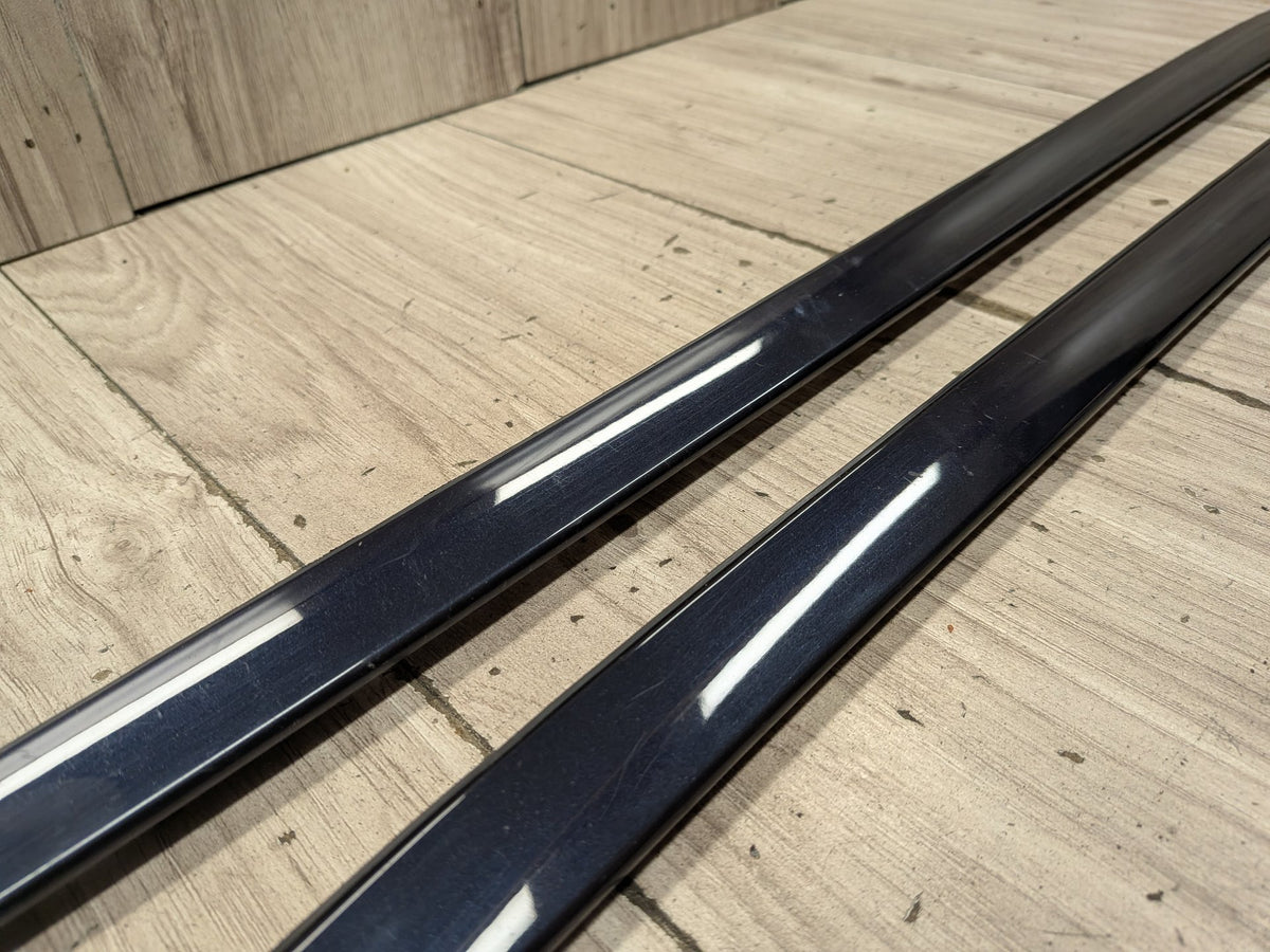 2015-2018 BMW X5 F85 Front Left Right Side Windshield Drip Trim Molding SET 7292405 OEM