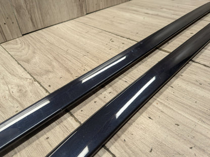 2015-2018 BMW X5 F85 Front Left Right Side Windshield Drip Trim Molding SET 7292405 OEM