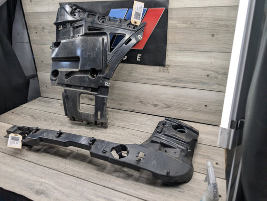 18-21 BMW G01 F97 X3 Rear Bumper Right Passenger Side Brackets Mounts Supports
