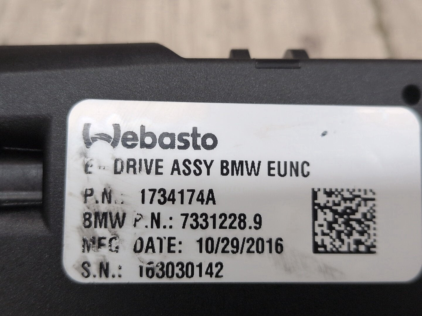 OEM BMW F15 F16 F85 F86 X5 X6 X5M X6M Panoramic Sunroof Drive Motor Actuator