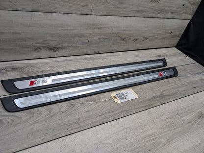 2008 - 2017 Audi S5 8T Front Left Right Scuff Plate Door Sill SET 8T0853374