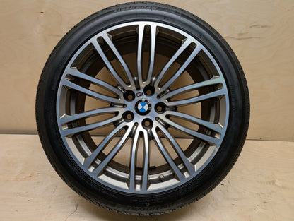 OEM BMW BMW G30 530 540 M550 Rear Wheel Rim Style 664M Silver R19x8" ET30