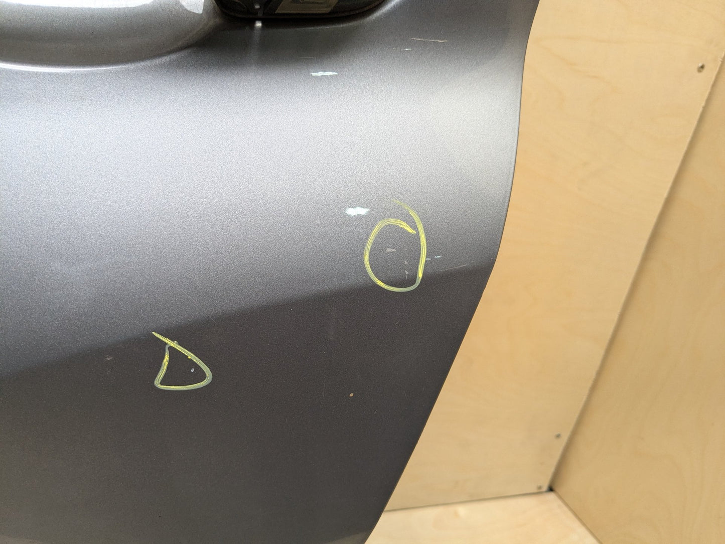 2011-2017 BMW X3 F25 Rear Left Driver Door Shell Panel 7238695 N20B20A Grey A52