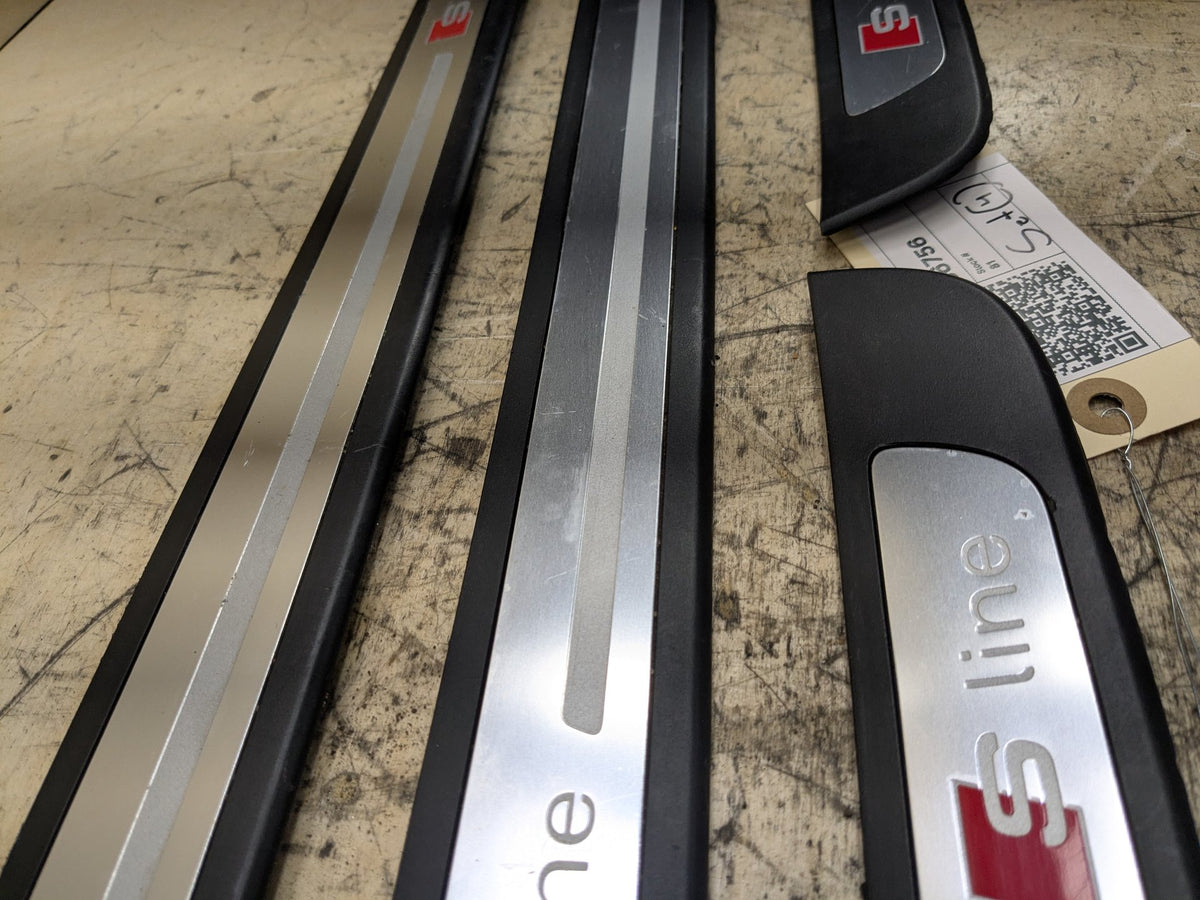 2012-2018 Audi A6 C7 Scuff Plate Door Sill SET 4G0853373B OEM