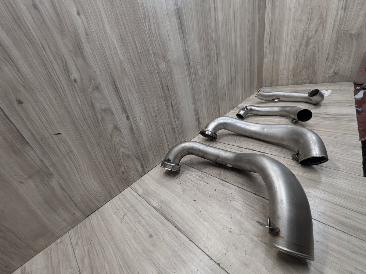 2009-2012 Mercedes-Benz E550 W212 AFTERMARKET Downpipes Down Pipes SET