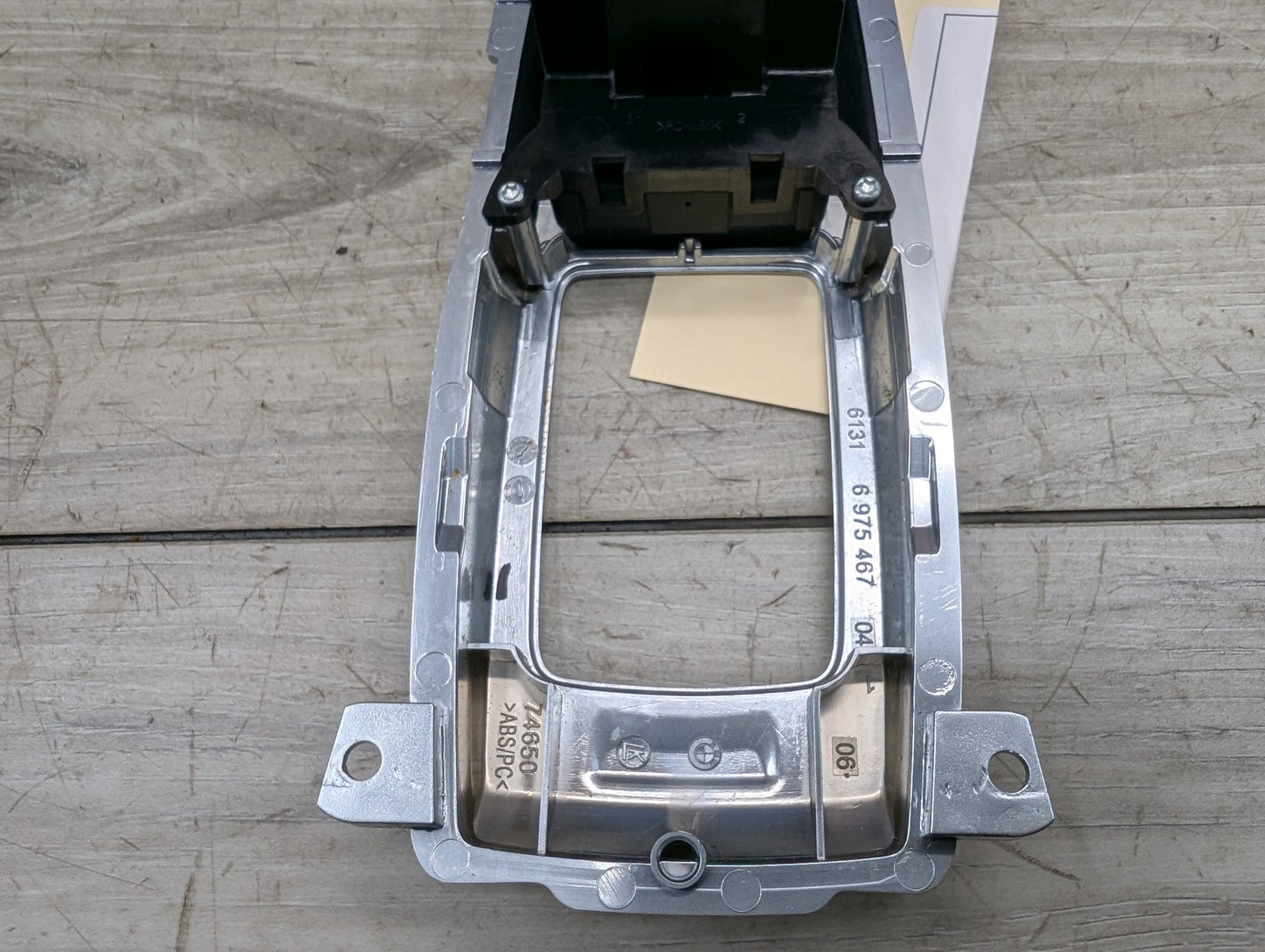 07-14 OEM BMW E70 E71 X5 X6 M Parking Brake Auto Hold Switch w/ Trim Panel