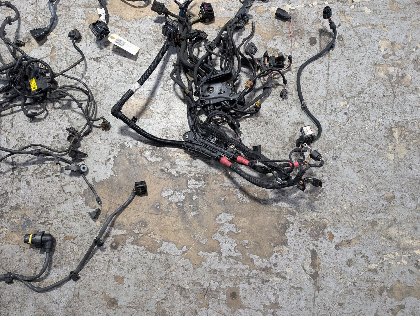 BMW G12 750Li N63B44O2 Engine Motor Transmission Wiring Wire Harness SET 8654414