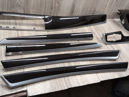 2011-2016 BMW 535i F10 Front Rear Left Right Dash Interior Trims SET 7225530