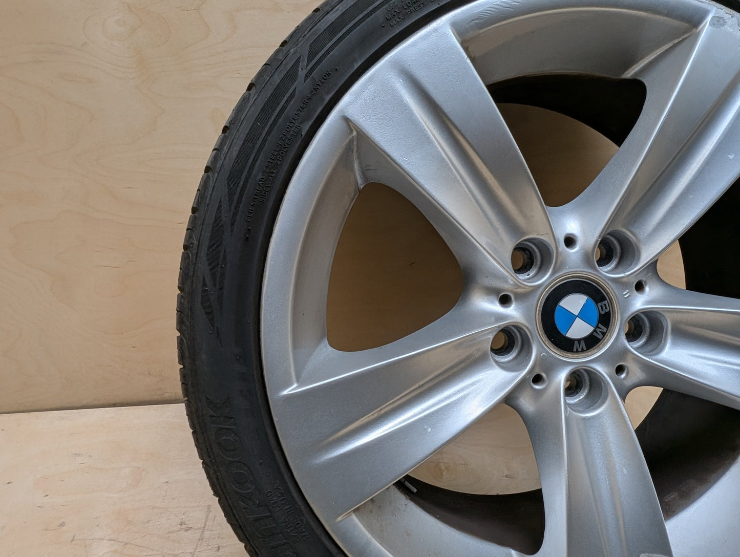 06-13 OEM BMW E90 E92 E93 328 335 Wheel Rim 18x8.5" ET:37 Star Spoke Style 189