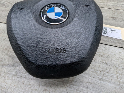 14-19 OEM BMW F15 F16 X5 X6 Front Driver Steering Wheel Airbag Air Bag Black