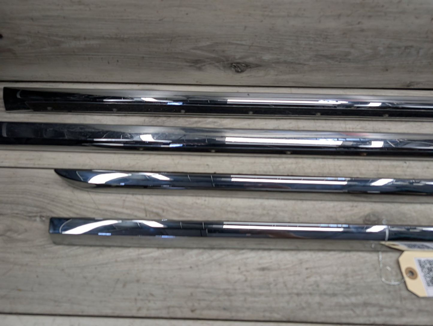 2016-2022 BMW 750Li G12 Front Rear Left Right Exterior Door Trim Molding SET 7397869
