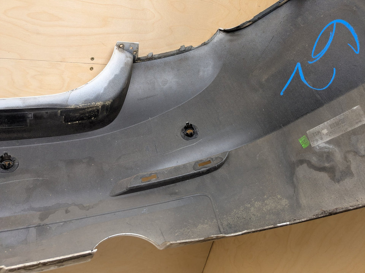 12-15 OEM BMW F30 Sedan REAR Bumper Single Exhaust Cover w/ PDC WHITE 300