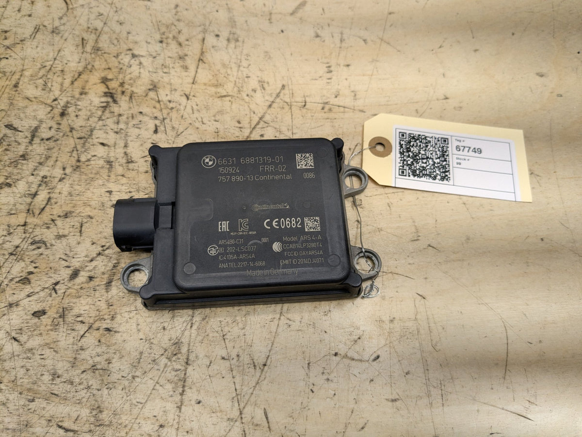 16-22 BMW G12 Front Bumper Cruise Control Distance Radar Senor Module PN 6881319