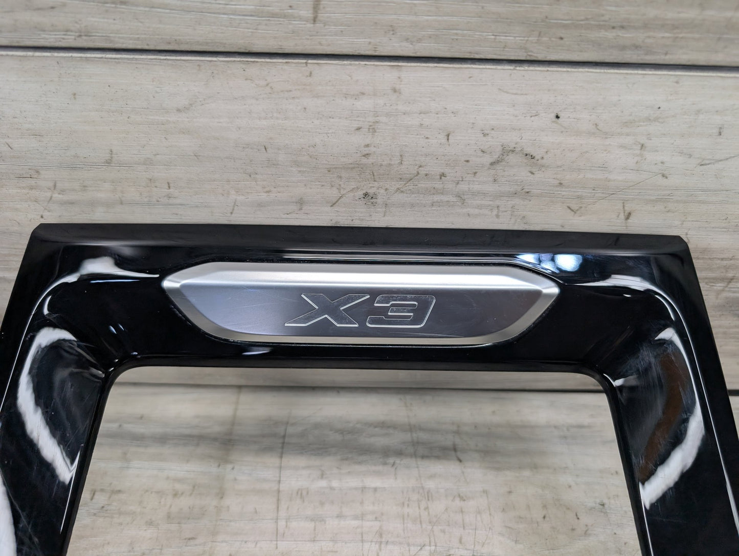 18-21 OEM BMW G01 G02 X3 X4 Center Console Interior Trim Oak Dark High Gloss