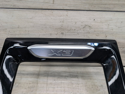 18-21 OEM BMW G01 G02 X3 X4 Center Console Interior Trim Oak Dark High Gloss