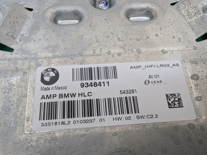 2011-2016 BMW X3 F25 Stereo Audio Amp Amplifier 9348411