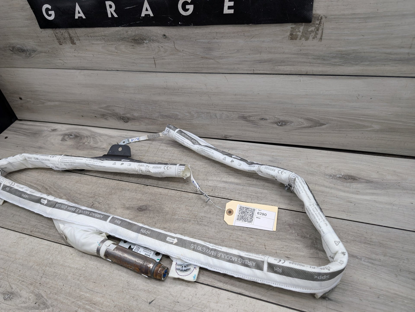 OEM BMW G30 530 540 M550 M5 Right Passenger Top Roof Head Air Bag Airbag Curtain