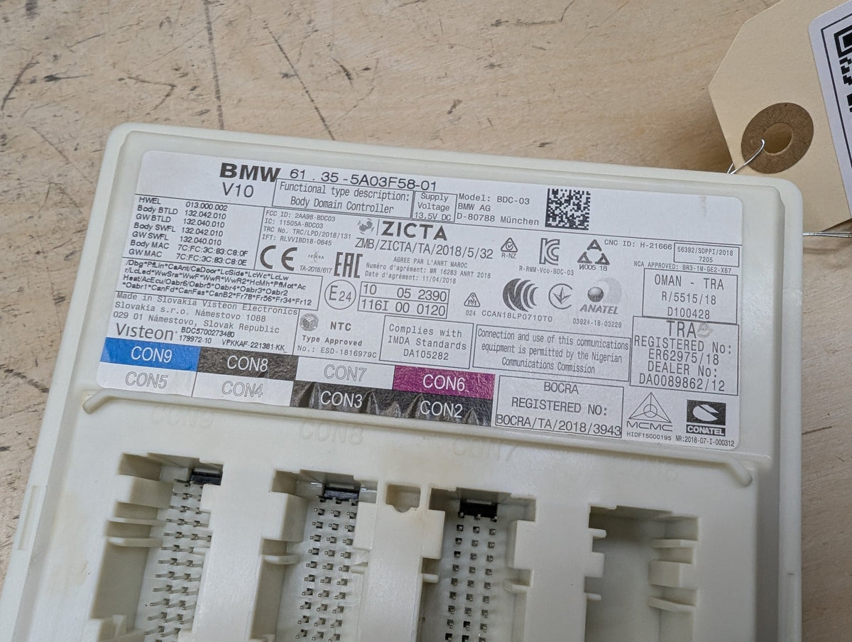 2019-2026 BMW M340i G20 Bdc Body Domain Fem Control Module 5A03F58 OEM