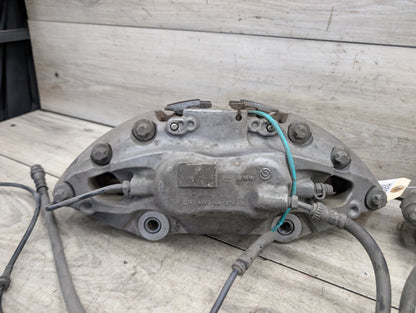 16-22 OEM BMW G11 G12 745eX 750i 750iX Front Left Driver Side Brake Caliper Gray