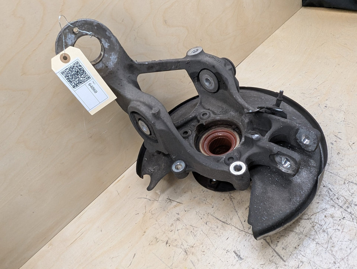 2011-2017 Audi RS5 8T Rear Left Driver Spindle Knuckle w/ Bearing 8K0505431AS OEM
