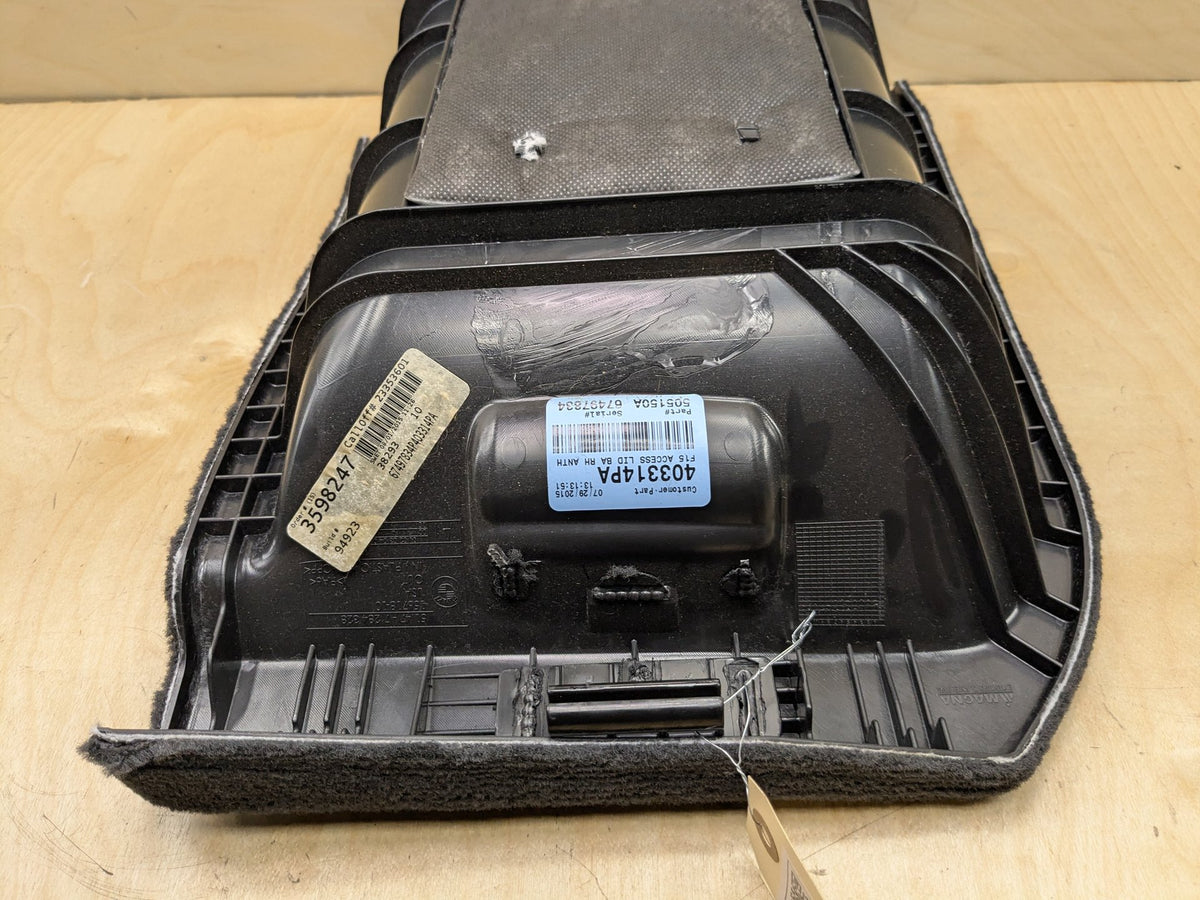 2015-2018 BMW X5 F85 Rear Trunk Cargo Floor Carpet Spare Tire Cover 7284328