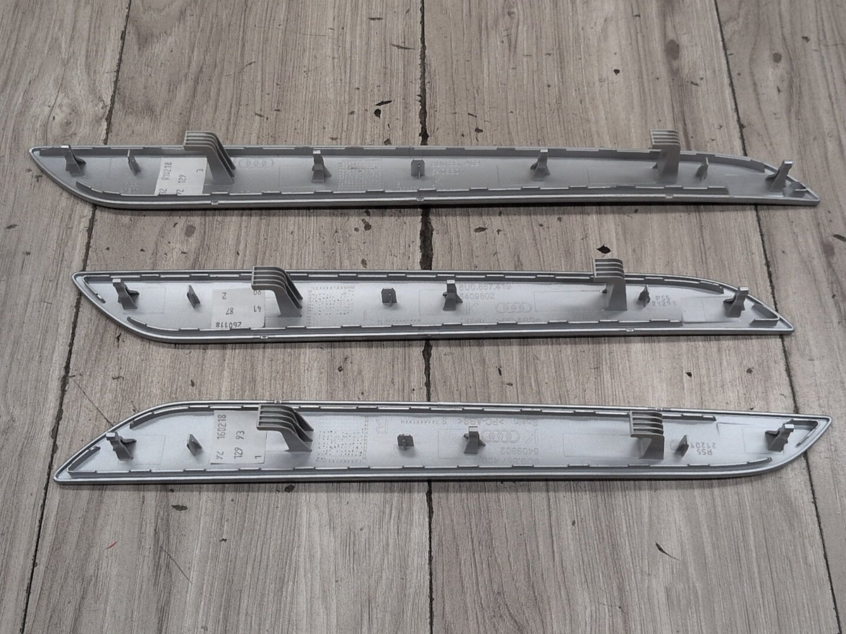 2015-2018 Audi Q3 8U - Front Rear Left Right Interior Trim SET PN: 8U0867409