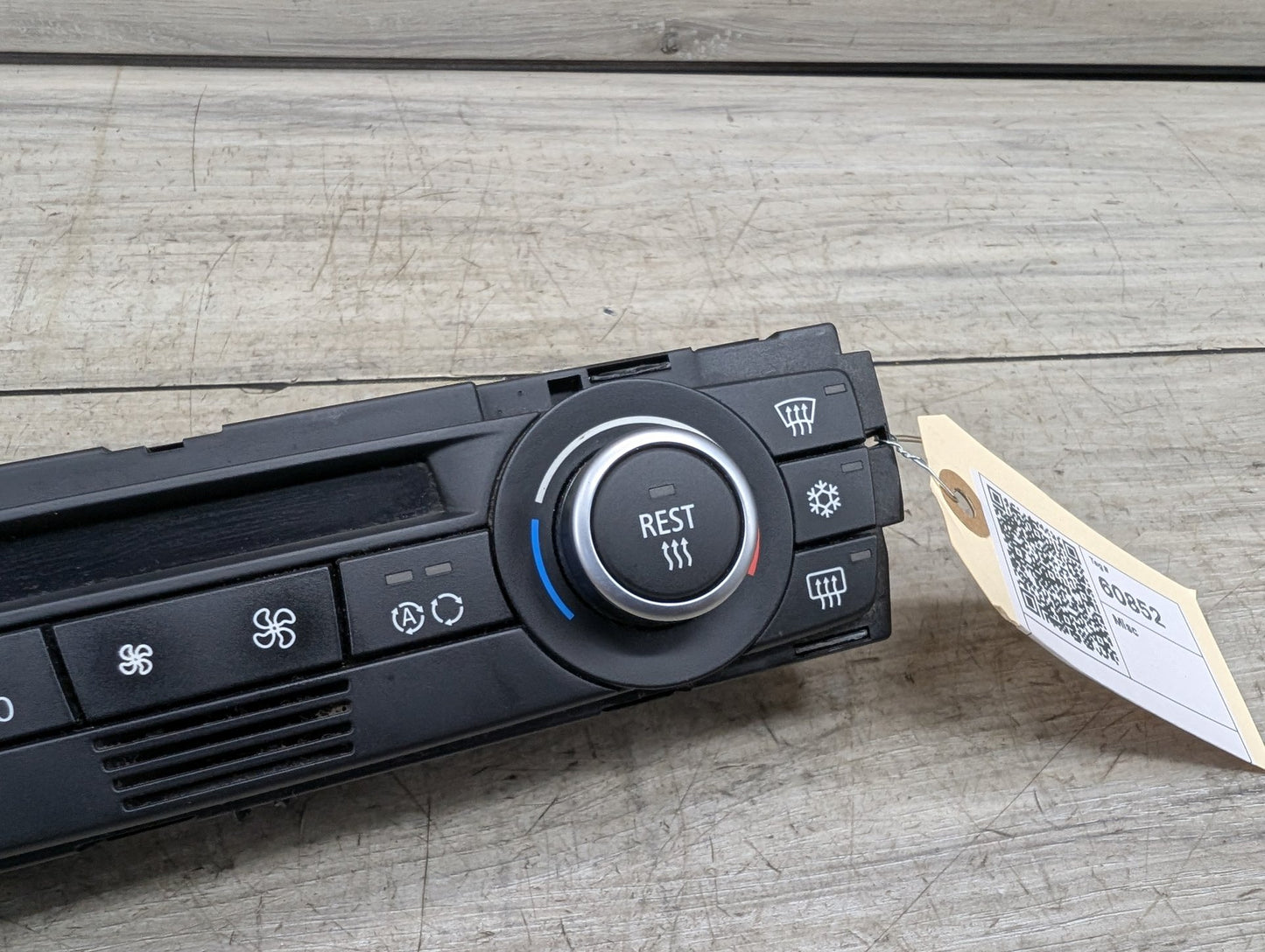 06-11 OEM BMW E90 E92 E93 M3 AC A/C Heater Climate Control Switch Panel Trim