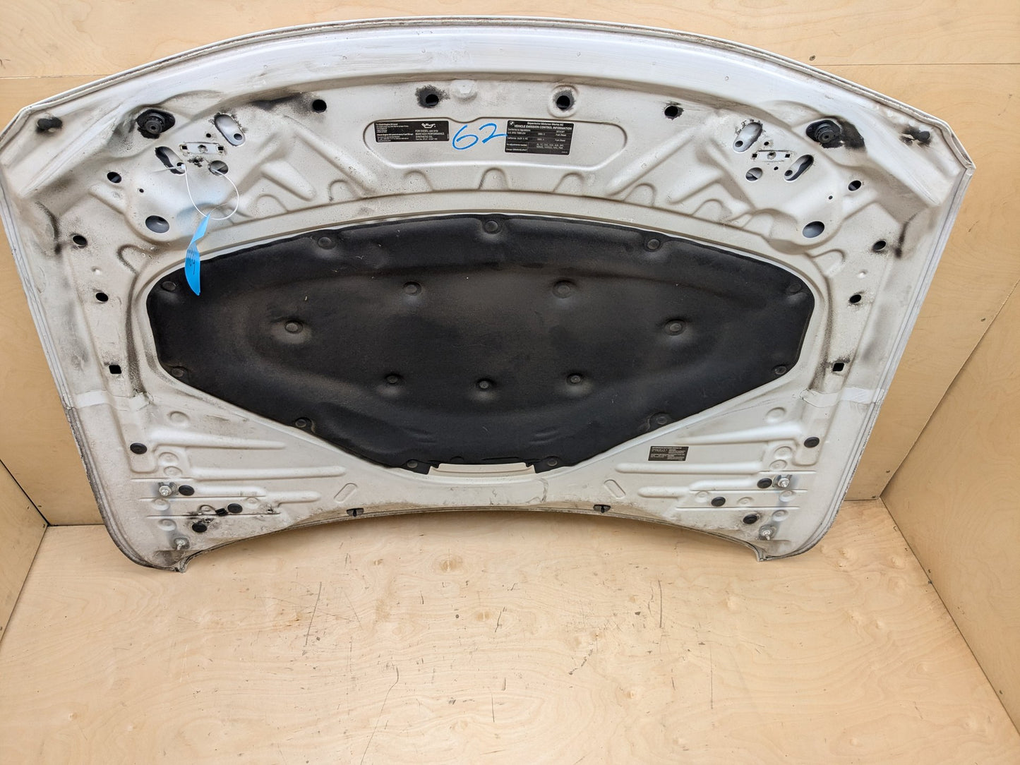 OEM BMW F30 F31 F32 F33 F36 Hood Panel Bonnet Shell White 300
