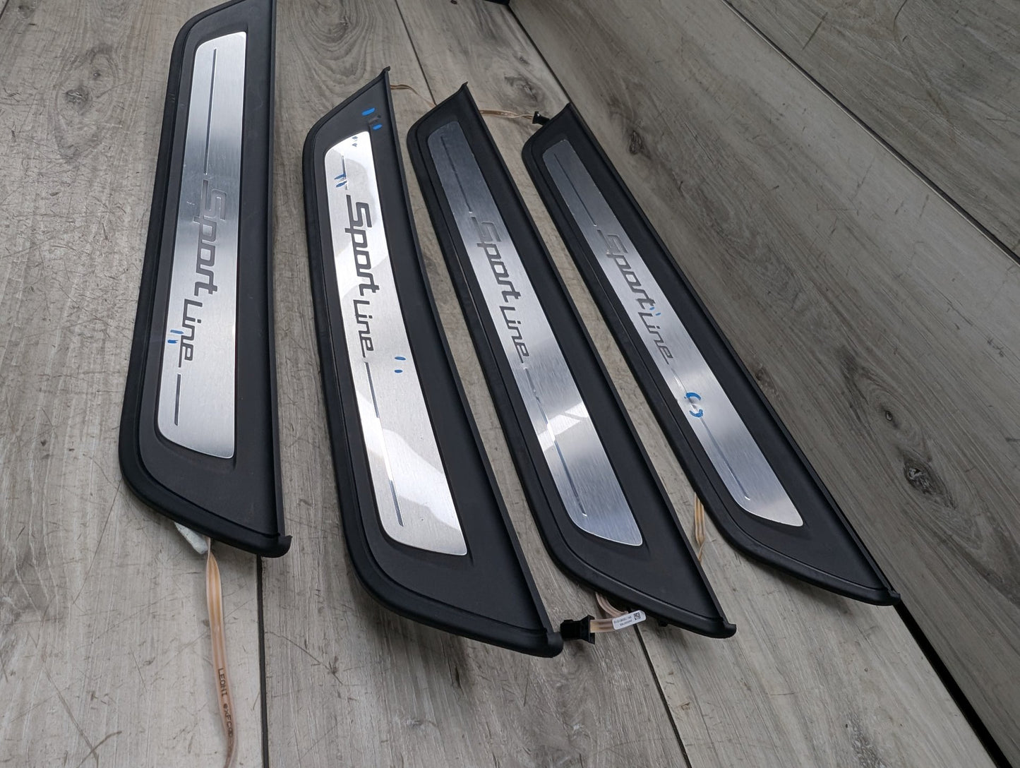 2017-2023 BMW 530i G30 Front Rear Left Right Scuff Plate Door Sill SPORT SET 7405774