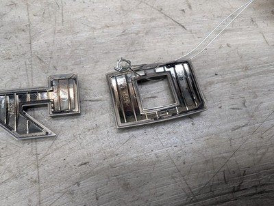2018-2023 BMW X3 G01 Liftgate Trunk Lid Badge/ Letters 8094313 OEM