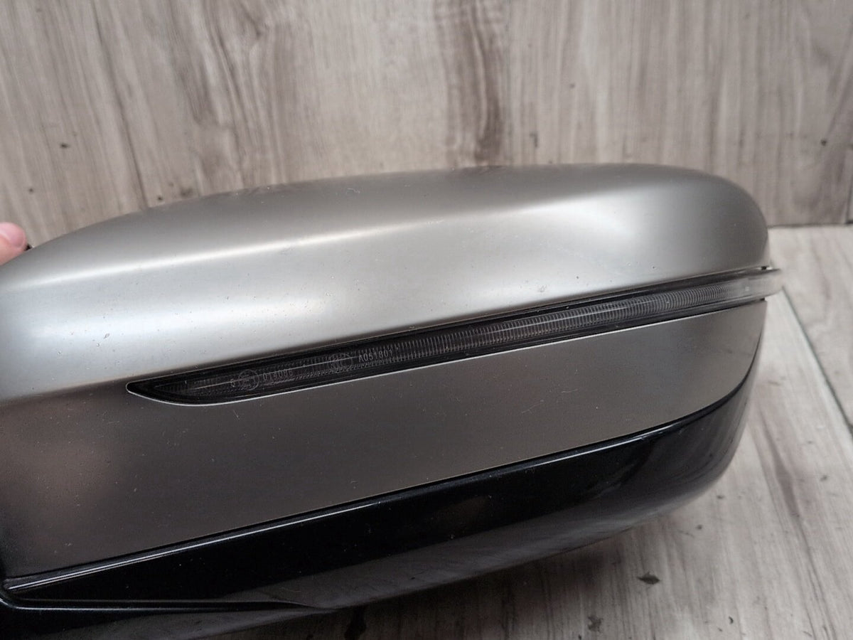 17-23 OEM BMW G30 530 540 M550 Left Driver Side Mirror Blind Spot SHADOW GLOSS