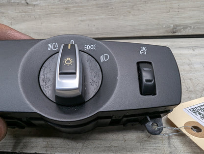 10-19 OEM BMW F10 F13 F02 Headlight Switch Control Panel Light Module BLACK