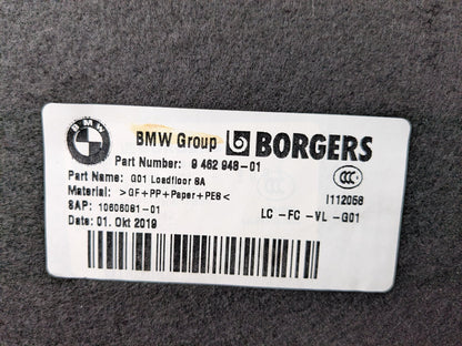 2018 - 2024 BMW X3 G01 Rear Trunk Cargo Floor Carpet Spare Tire Cover 9462948 B58B30O1