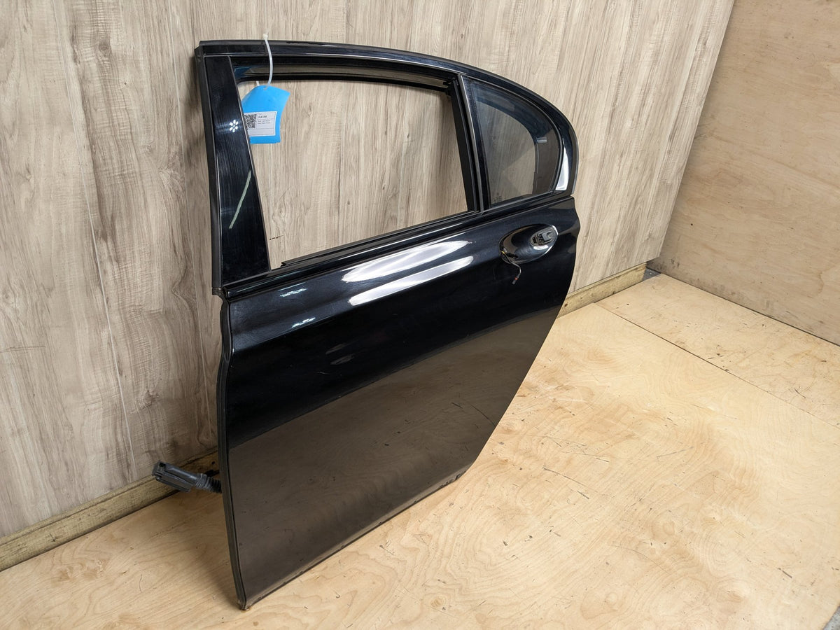 16-19 OEM BMW G11 750i xDrive SWB Rear Left Driver Door Shell Panel Black 475