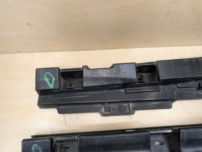 2012-2018 BMW 335i F30 Left Driver Side Skirt Rocker Panel Brackets SET 7256919