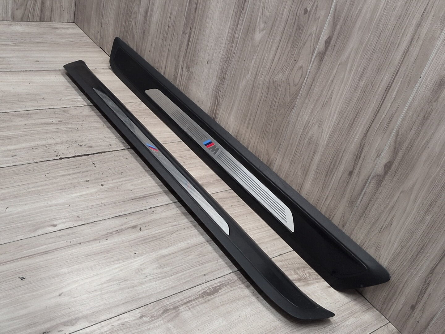 14-20 OEM BMW F32 M SPORT Front Left Right Scuff Plate Door Sill SET 7395028
