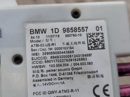 2019-2026 BMW M340i G20 Antenna Telematics Control Module 9858557 OEM