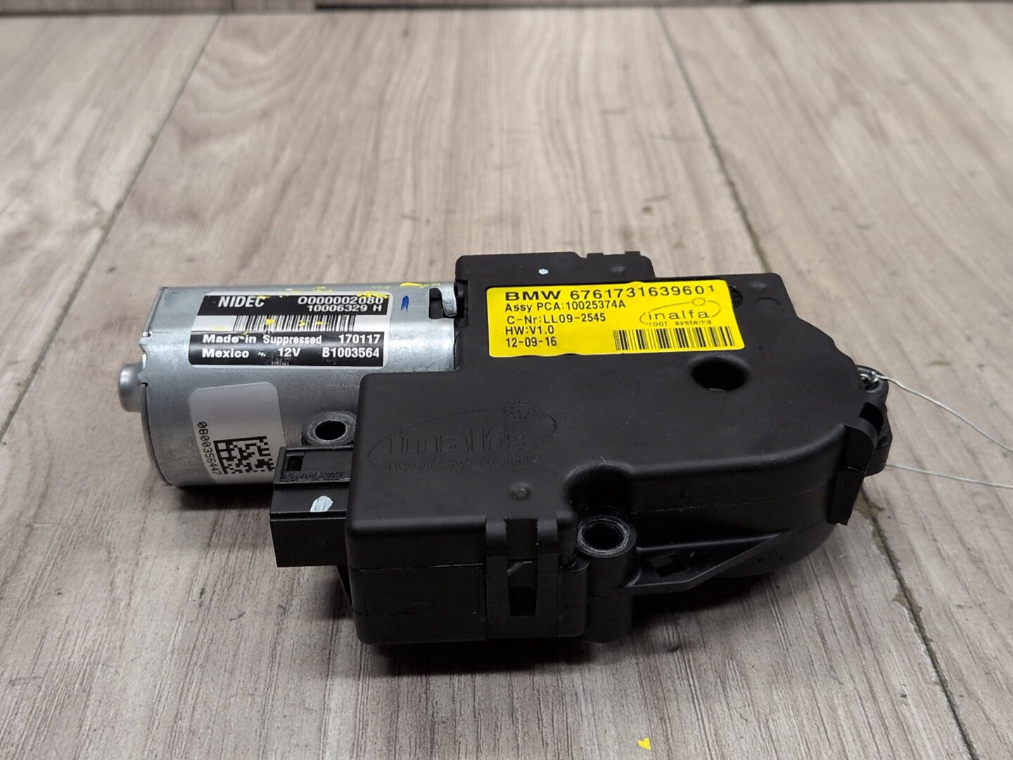 2014 - 2018 BMW X5 F85 Sunroof Sun Roof Glass Motor 6761731 S63B44T2